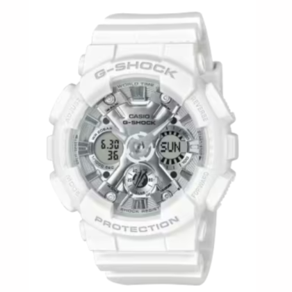 CASIO G-SHOCK GMA-S120VA-7A WHITE BIO-BASED RESIN BAND ANALOG-DIGITAL WOMEN WATCH
